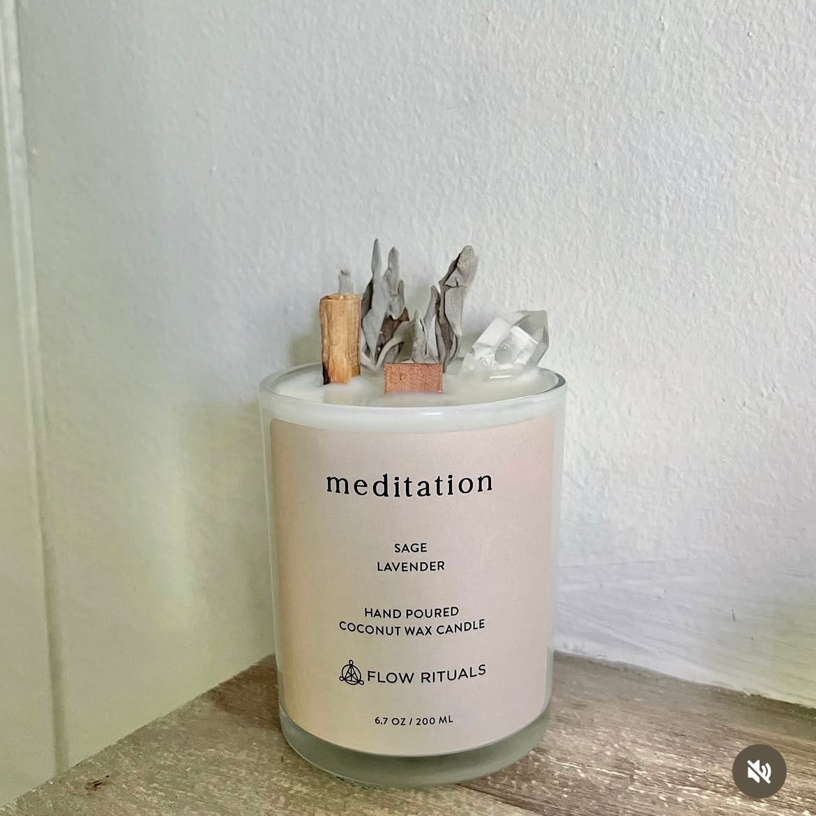 Meditation Coconut Wax Candle